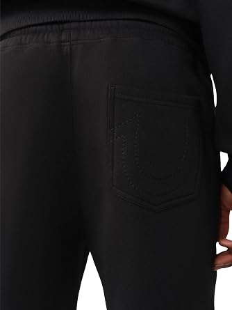 True Religion Mens Logo Sweat Short | Elastic Waist
