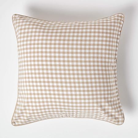 gingham pillows