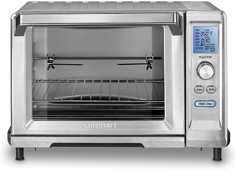 Amazon.com: Cuisinart TOB-200N Horno tostador de convección de acero  inoxidable : Hogar y Cocina