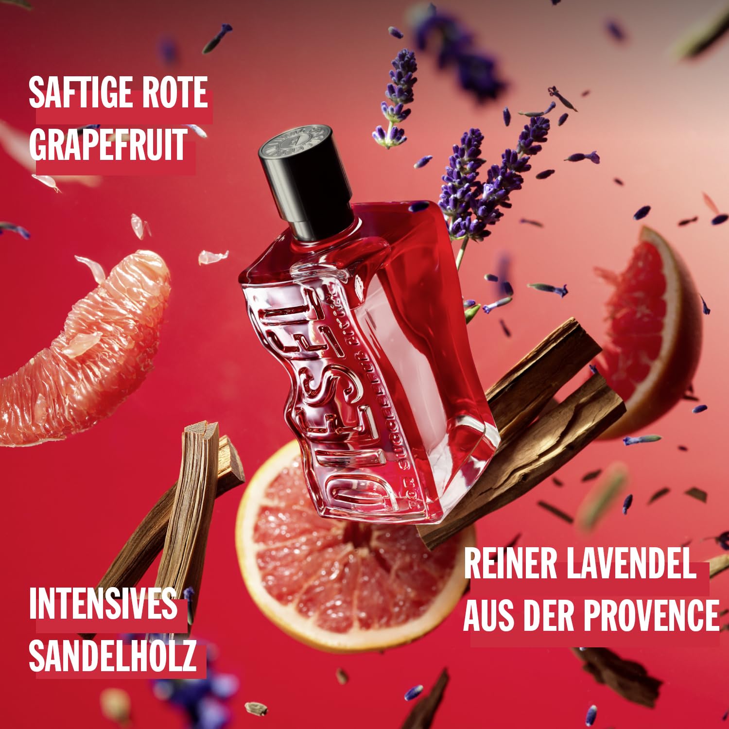 D by Diesel Red Parfüm | Eau de Parfum für Herren | Langanhaltend | Feurig frischer Duft | Für jeden Anlass, ob Büro oder Freizeit
