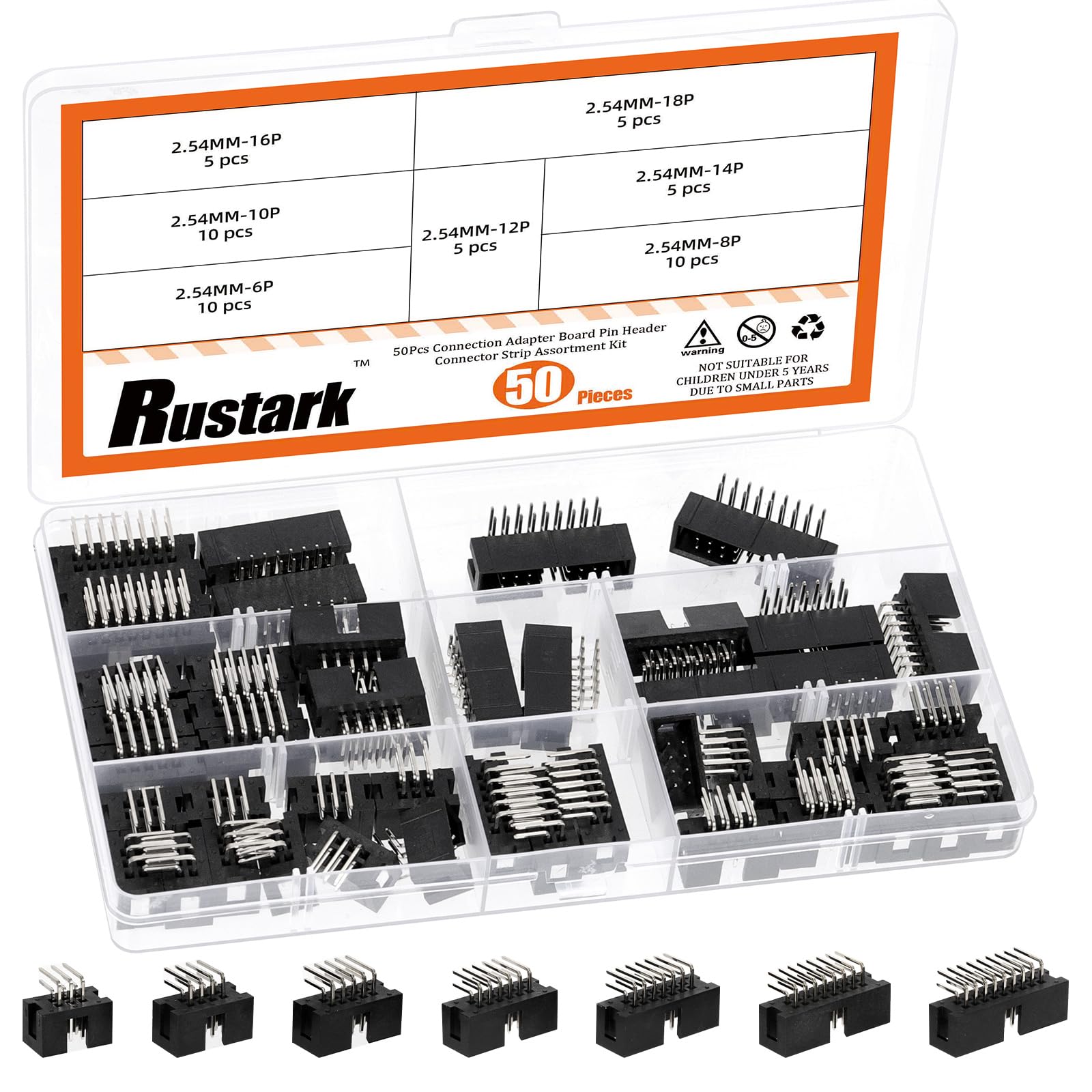 Conectores para PCB de 2,54 mm: soluciona conexiones en cajas electrónicas compactas 8