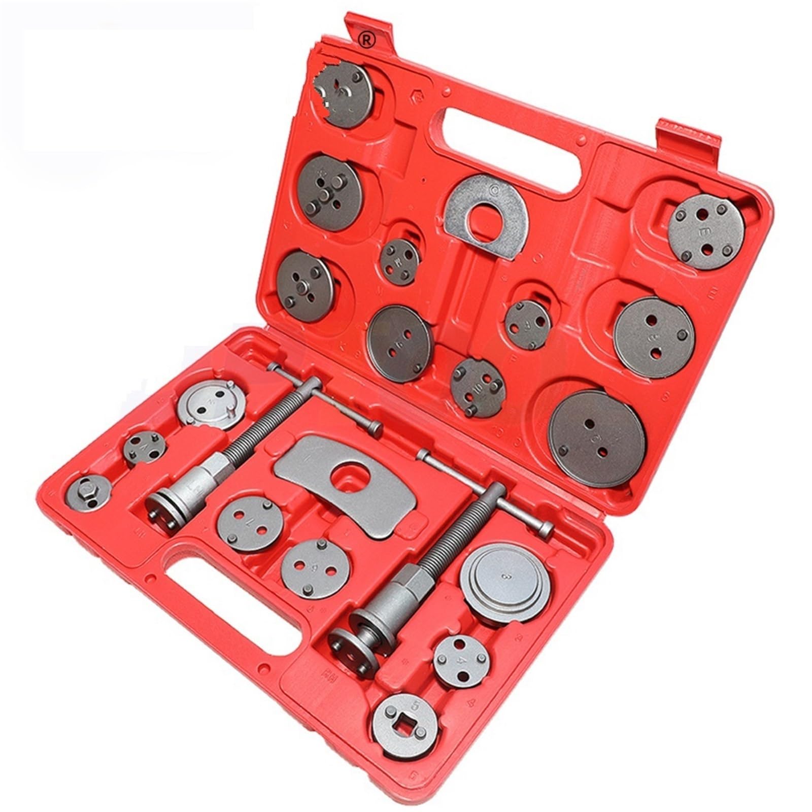 cojinete de leva Compatible con herramientas de reparación garaje | Compresor de pistón de freno trasero de viento, pinza de freno de disco de coche Universal, 22 Uds.(12pcs)