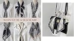 CHUNG Women Satin Head Scarves bandanas Emulation Silk HandBag Hair Ribbons Long Narrow Scarf 57 * 5.5"