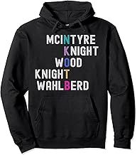 Mcintyre Knight Wood Knight Wahlberg Mixtape Retro 80s 90s Pullover Hoodie