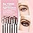 Eye Makeup Brushes Eyeshadow Brush Set - 7pcs Soft Synthetic Brush Kit - For Blending Eyeshadow, Eyeliner, Crease, Eyebrow - Long Lasting, Apply Better, Flawless Look Makeup