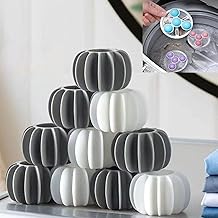 OCEANSKY 10Pcs Silicone Lint Remover Cleaning Balls Reusable Washing Machine Ball for Anti-Winding Clothes, Deep Cleaning 2 Pcs Washing Machine Hair Filter Cleaning Bag Washing Machine Lint Remover.
