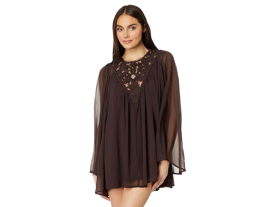 Free People Sunshine Of Love Mini (Black Coffee) Women's Clothing INTERNATIONAL SHIPPING