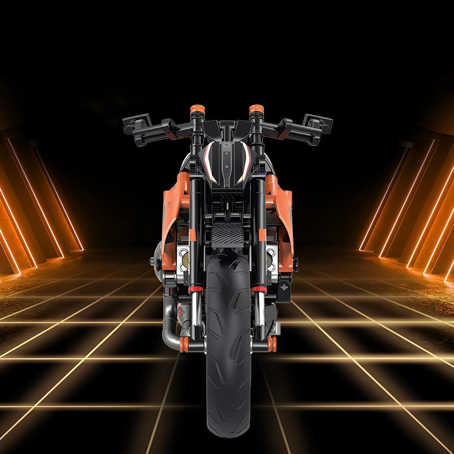 CIJINAY Technic, set di mattoncini per moto Superduke 1290R, 579 mattoncini per modellini tecnici, MOC, supermoto, giocattolo da costruzione, regalo per bambini e adulti