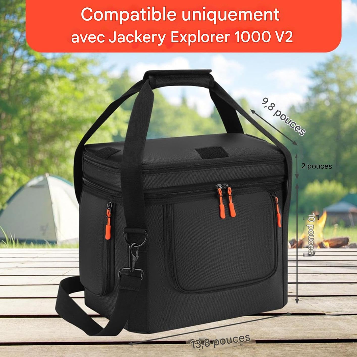 Custodia Power Station Maniglia | Borsa Custodia Power Station Outdoor Tasche Frontali per Campeggio Picnic Famiglia Spiaggia Trekking Avventura Uomo Donna