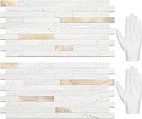 Vista 22 de STICKGOO 20 Hojas de Azulejos Despegables y Adhesivos para Salpicadero, Azulejos Adhesivos para Salpicadero de Cocina y Baño, Aspecto de Madera