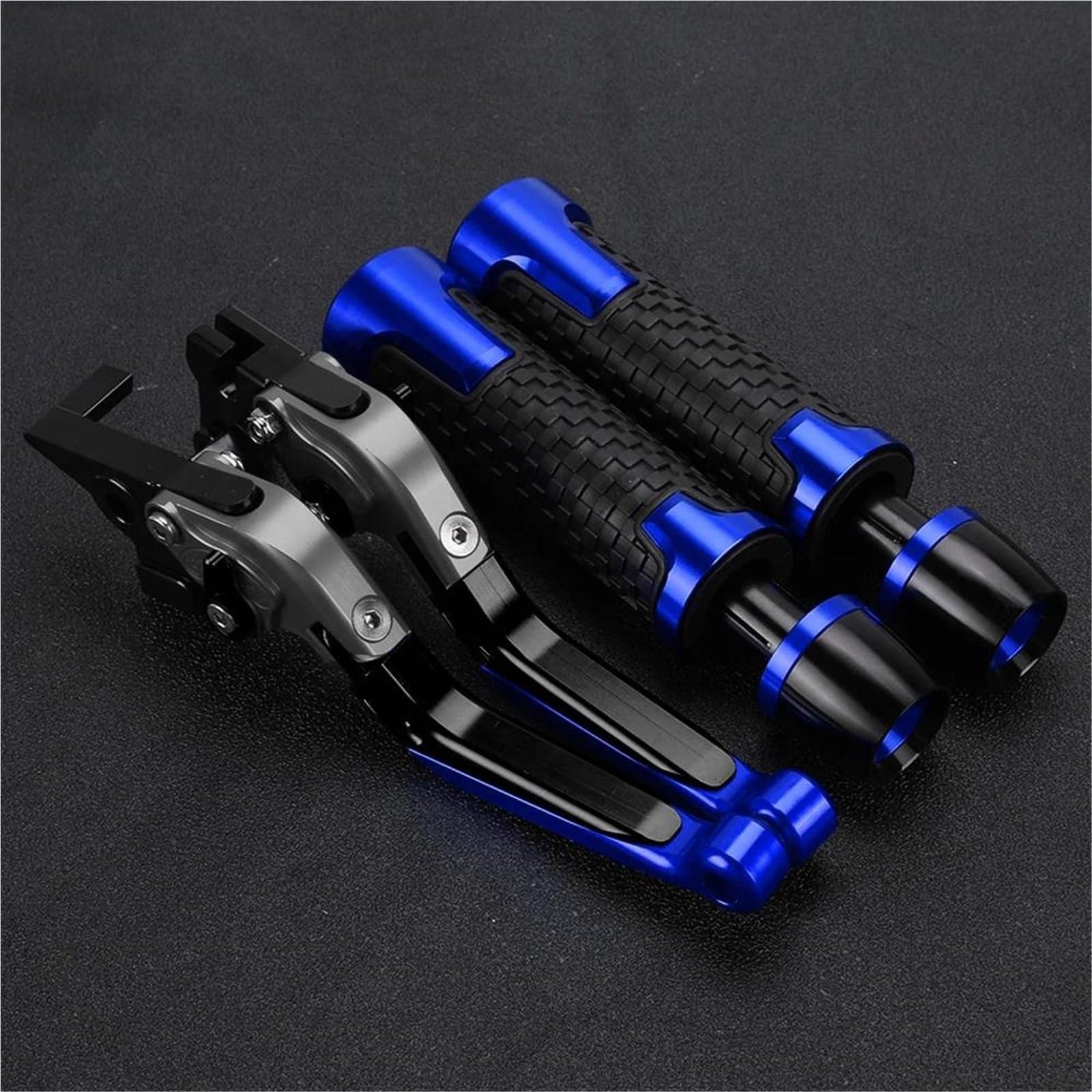 Leviers de frein moto SUZUKI GSX 1400 en aluminium CNC bleu