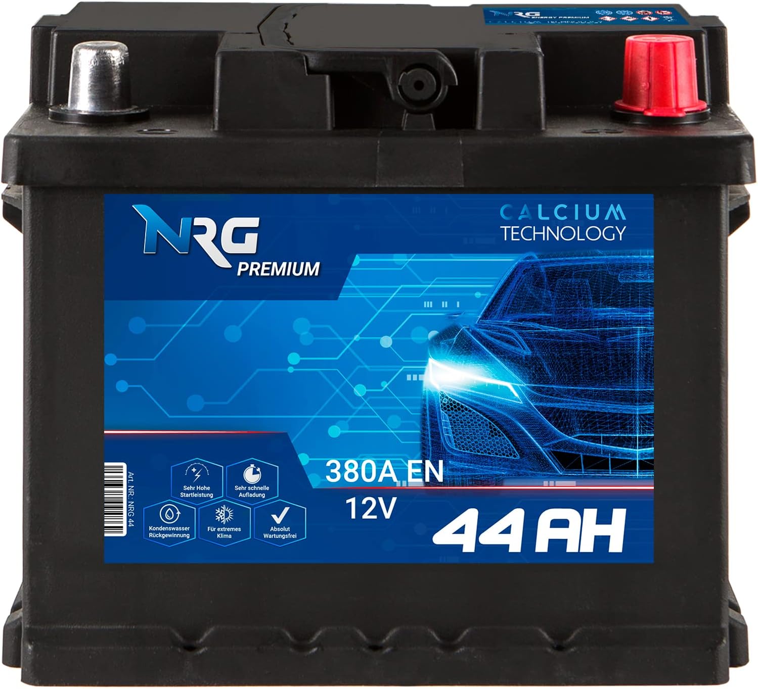Produktbild von Varta Blue Dynamic Autobatterie 44 Ah – 12V Mit 440 A Kaltstartstrom