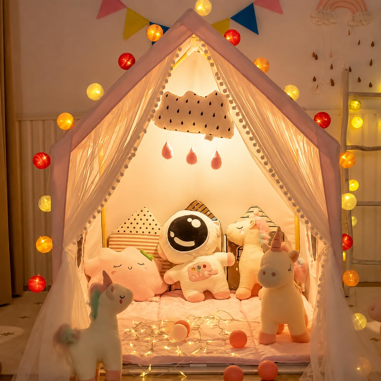 Unicorn Play Tent House for Kids - Indoor Outdoor Fun -4
