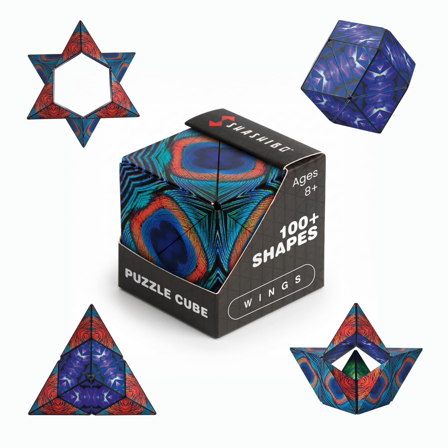 Shashibo DODECA Magnetic Puzzle Cube, Stress Relief Fidget Toy