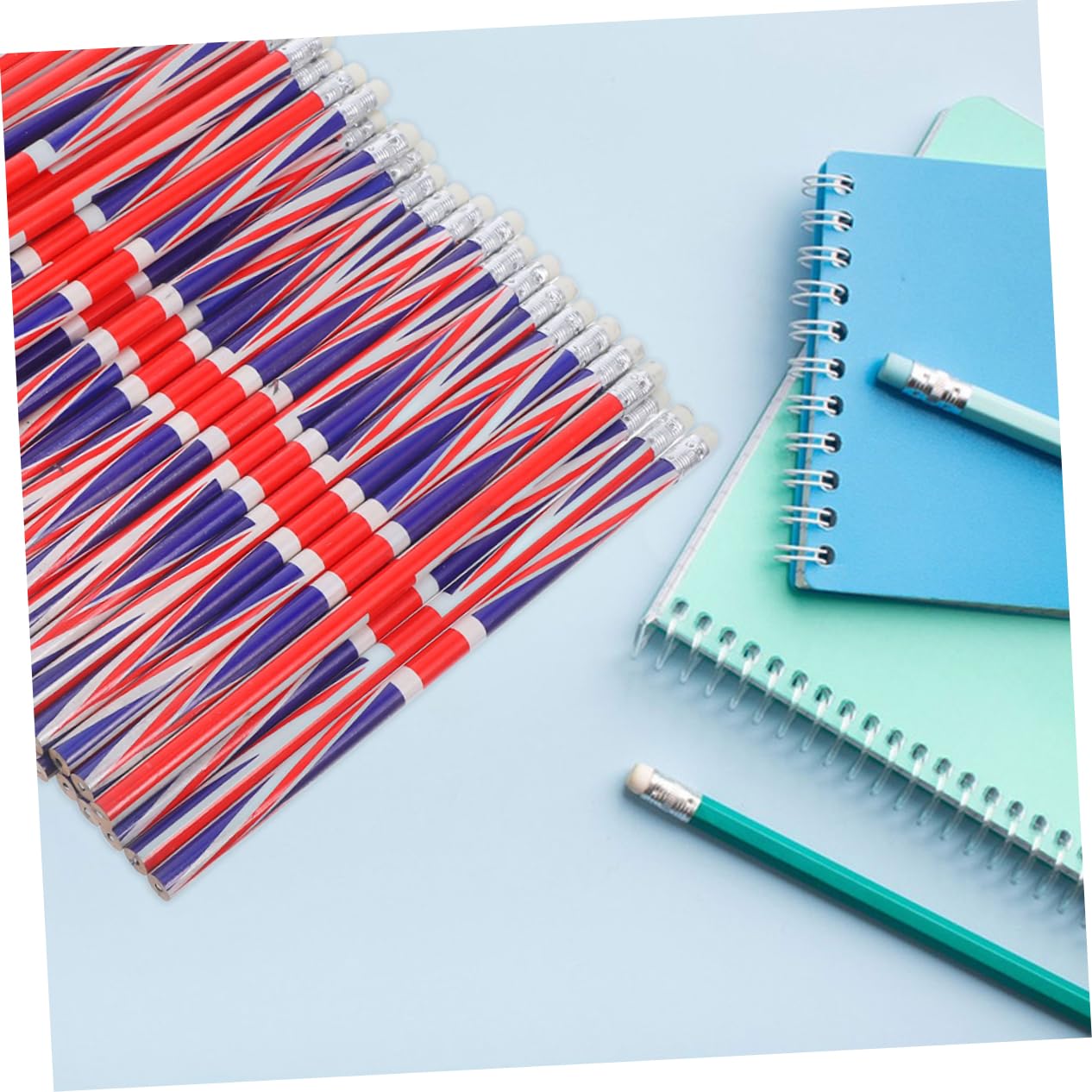 Uonlytech Matite Colorate Piccole da Scuola e Ufficio 100 Pezzi Leggere