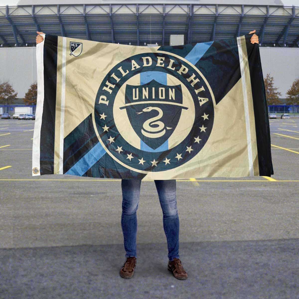 WinCraft Philadelphia Union Grommet Banner Flag, 3x5 ft - Image 5