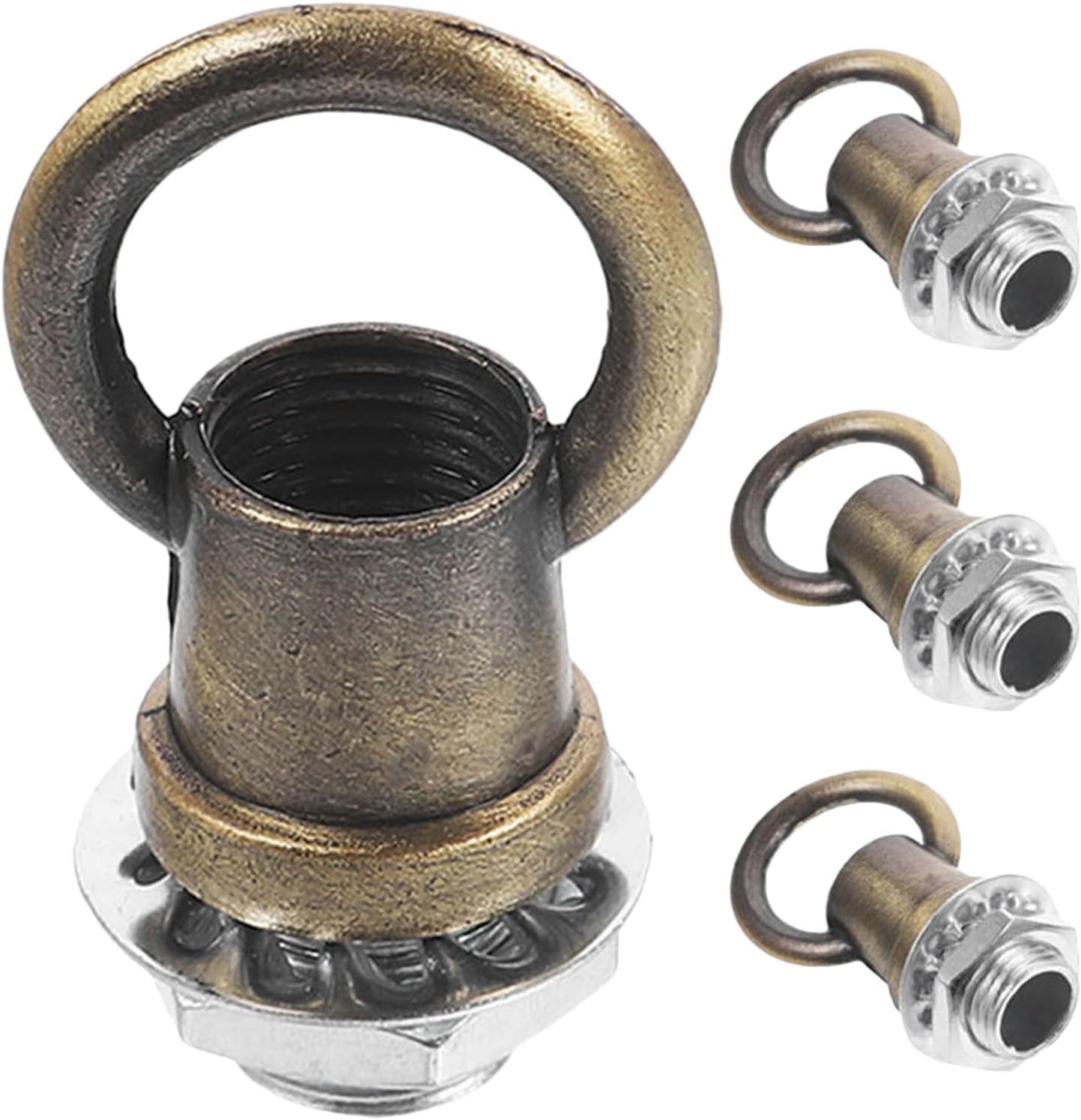 4pcs M10 Hanging Lamp Eye Nut for Chandeliers, Secure Mounting