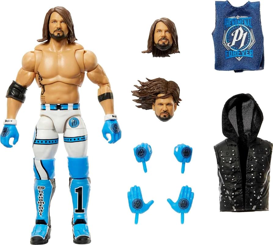 Mattel WWE Aj Styles Ultimate Edition Action Figure with