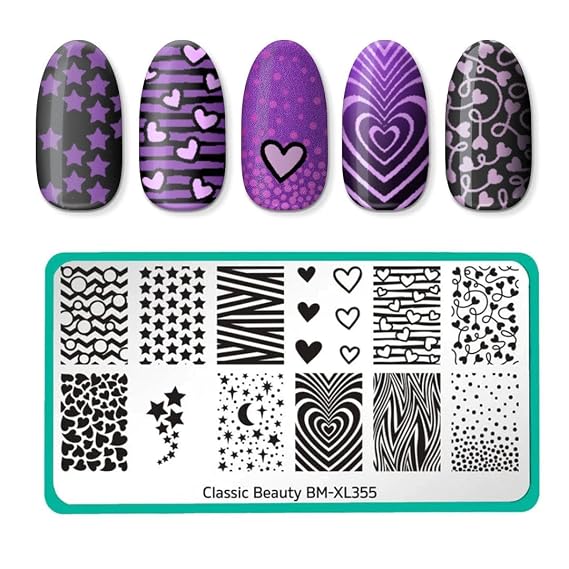 Maniology Heart & Stars Nail Stamping Starter Kit | Simply Cute Nail Art