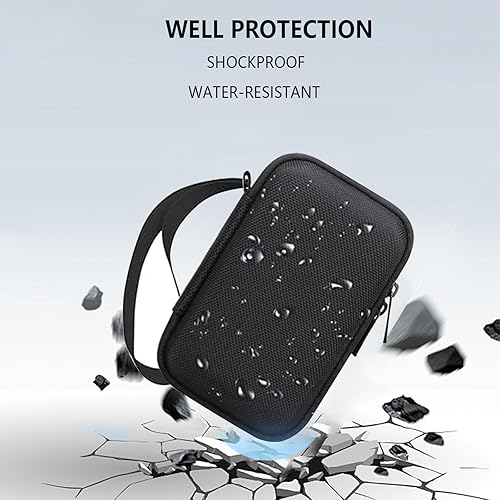 Miniatura 5 de Natbok Carrying Case for Fujifilm X100VI/ X100V Accessories，Compatible with 2 Pack Tempered Glass Screen Protector,Travel Storage Bag Protective