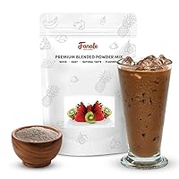 Vista 11 de Fanale Té en polvo con leche de azúcar morena Okinawa prémium Polvo saborizante de té de burbujas, perfecto para hornear, batidos y bebidas, 2.2