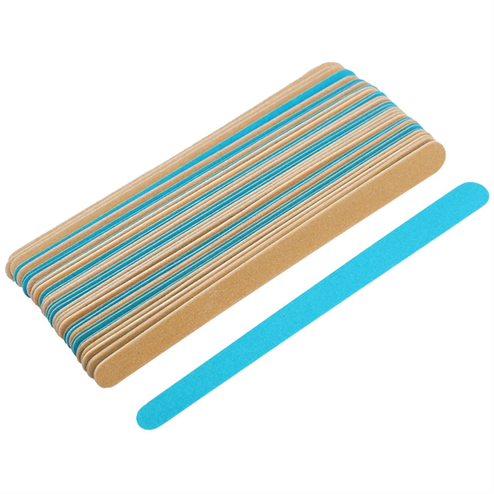 Emery Boards Nail Care Kit con Nail File Buffer, 503 unids/Lote limas de uñas de Madera, tampón de Madera desechable(Svart)
