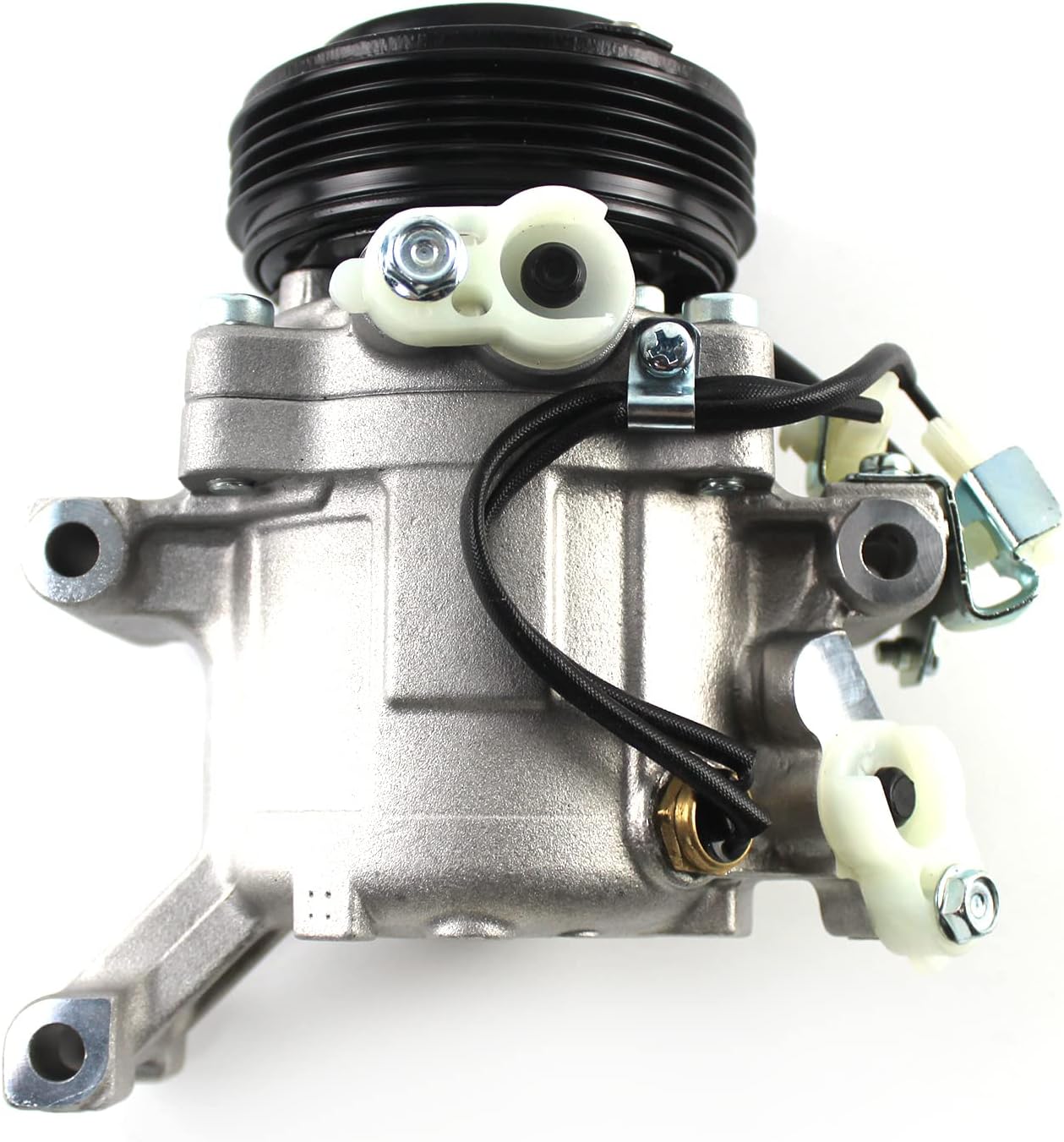 88310B1070 Air Conditioning Compressor 12V - SINOCMP 4PK AC Compressor Clutch Assy for Toyota Passo Daihatsu Terios Boon Sirion,3 Month Warranty