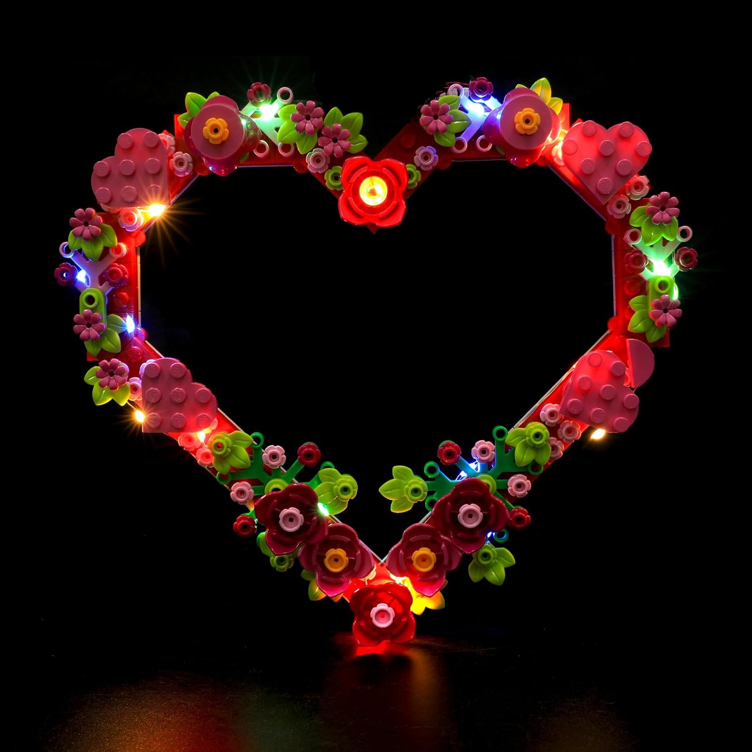Light Kit Compatible with Lego Heart Ornament 40638, LED Lighting Kit for Lego Heart Ornament Building Set - NOT Included The Model Set