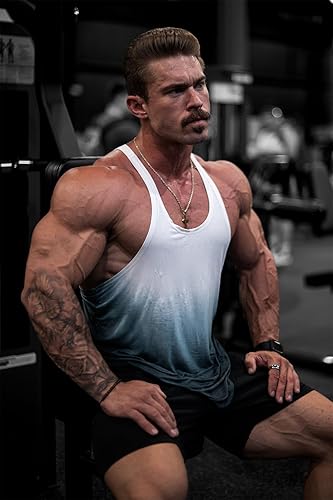 Miniatura 3 de Jed North Bodybuilding Stringer Gym Tank Top Singlet Racerback