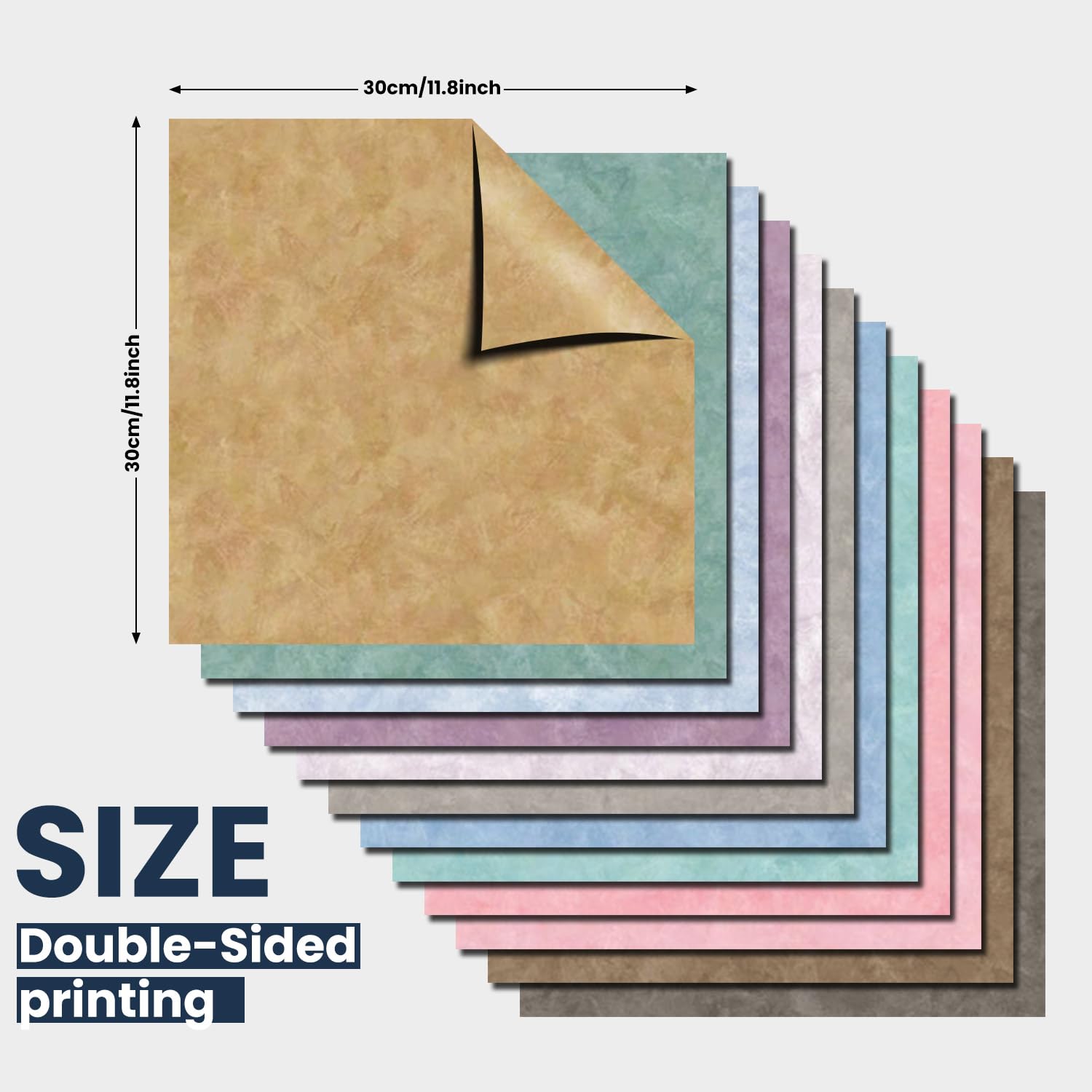 View 1 of 12×12 Boho Scrapbook Paper Vintage Pattern Paper Pad,24 Sheets Double-Sided Bobo Junk Journal Papers Scrapbooking Supplies for Holiday Cardmaking DIY Decorative Papers.