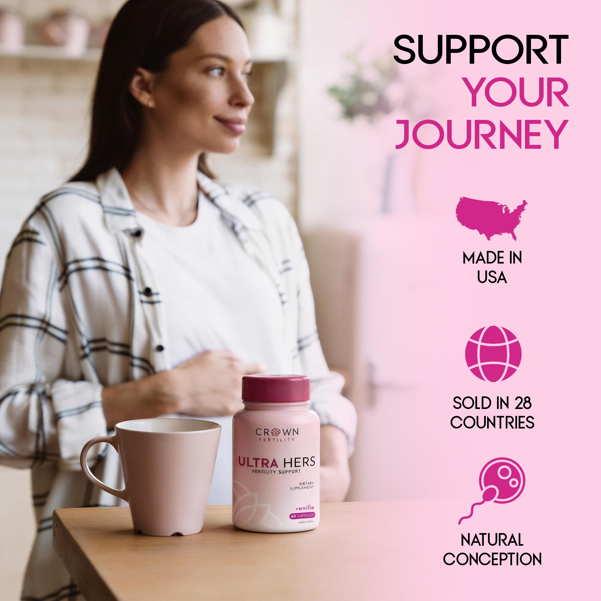 Ultra Hers Fertility Supplements for Women, 30-Day Supply — Amazon image 3