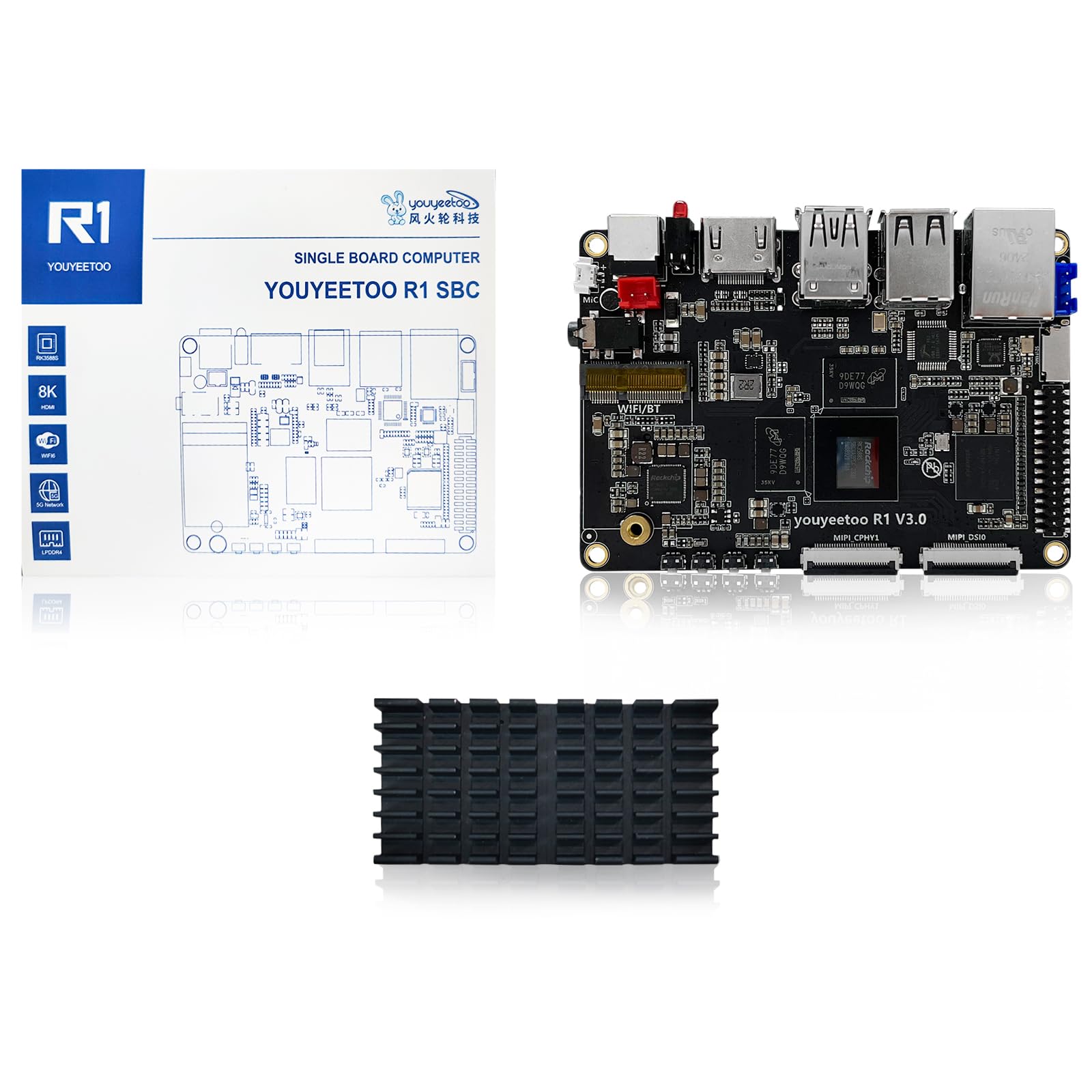 Amazon.com: youyeetoo R1 Single Board Computer - Rockchip RK3588S