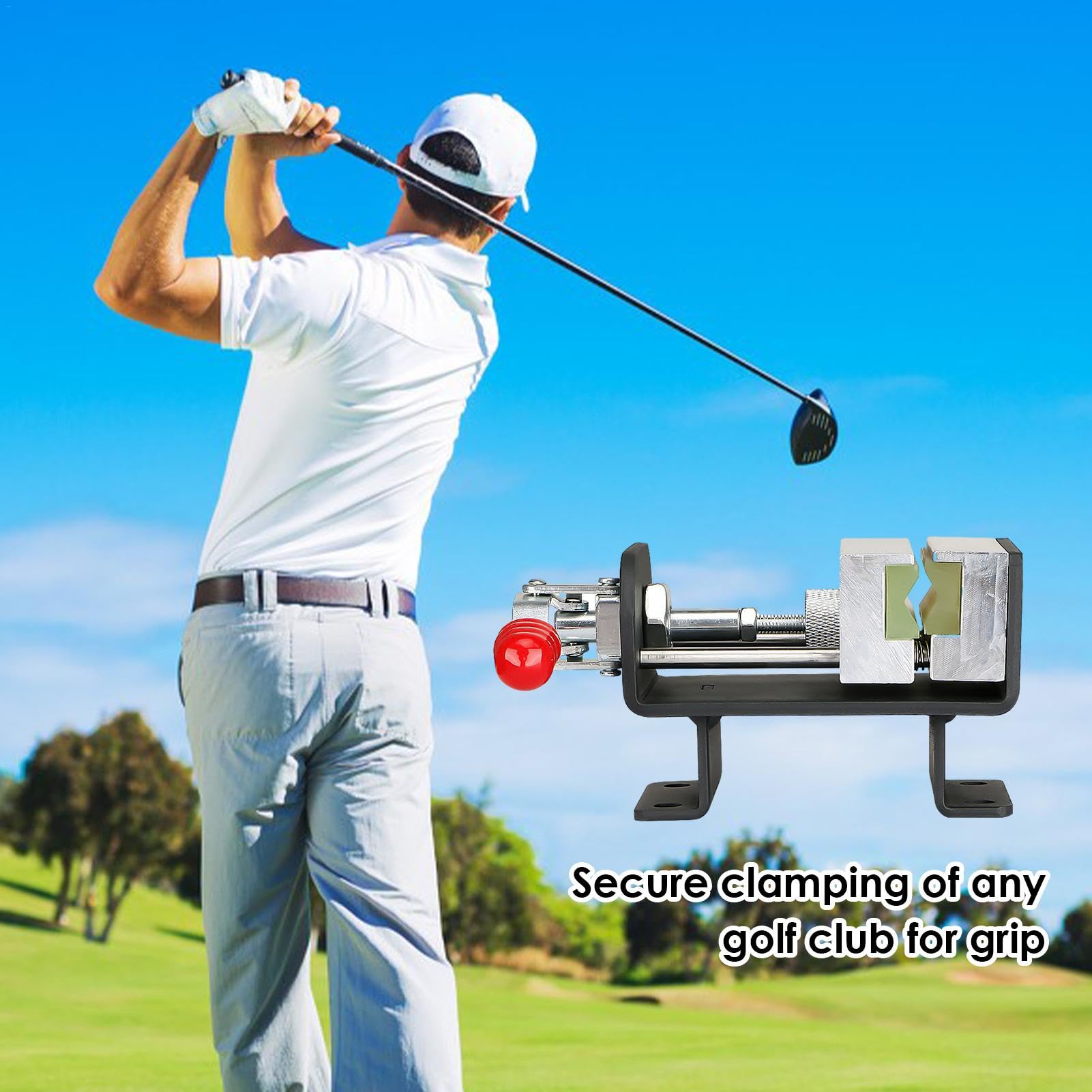Schraubstockzange für Golfschläger – Entfernungswerkzeug für Golfgriffe, Greifwerkzeug | Golfschläger-Schraubstock-Werkzeug, Schnellwellenzange, Golfzubehör, Schwingzange | Greifwerkzeug | Golfschläger-Schraubstock-Werkzeug, Schnellwellenzange, Golfzubehö