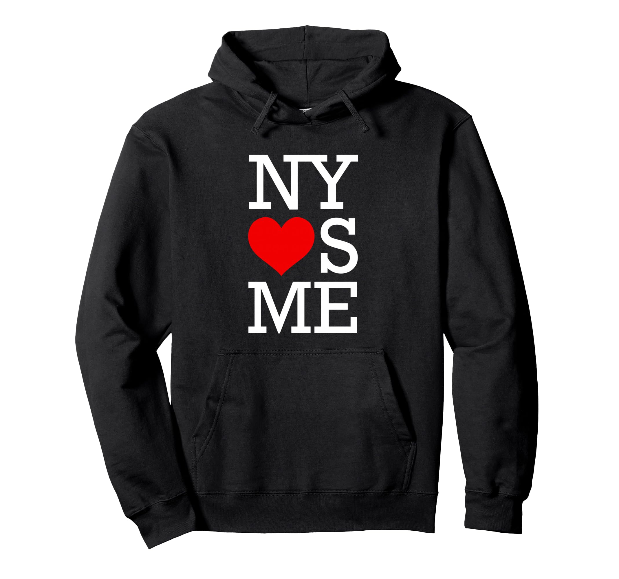NY Loves Me Funny I Heart New York Pullover Hoodie