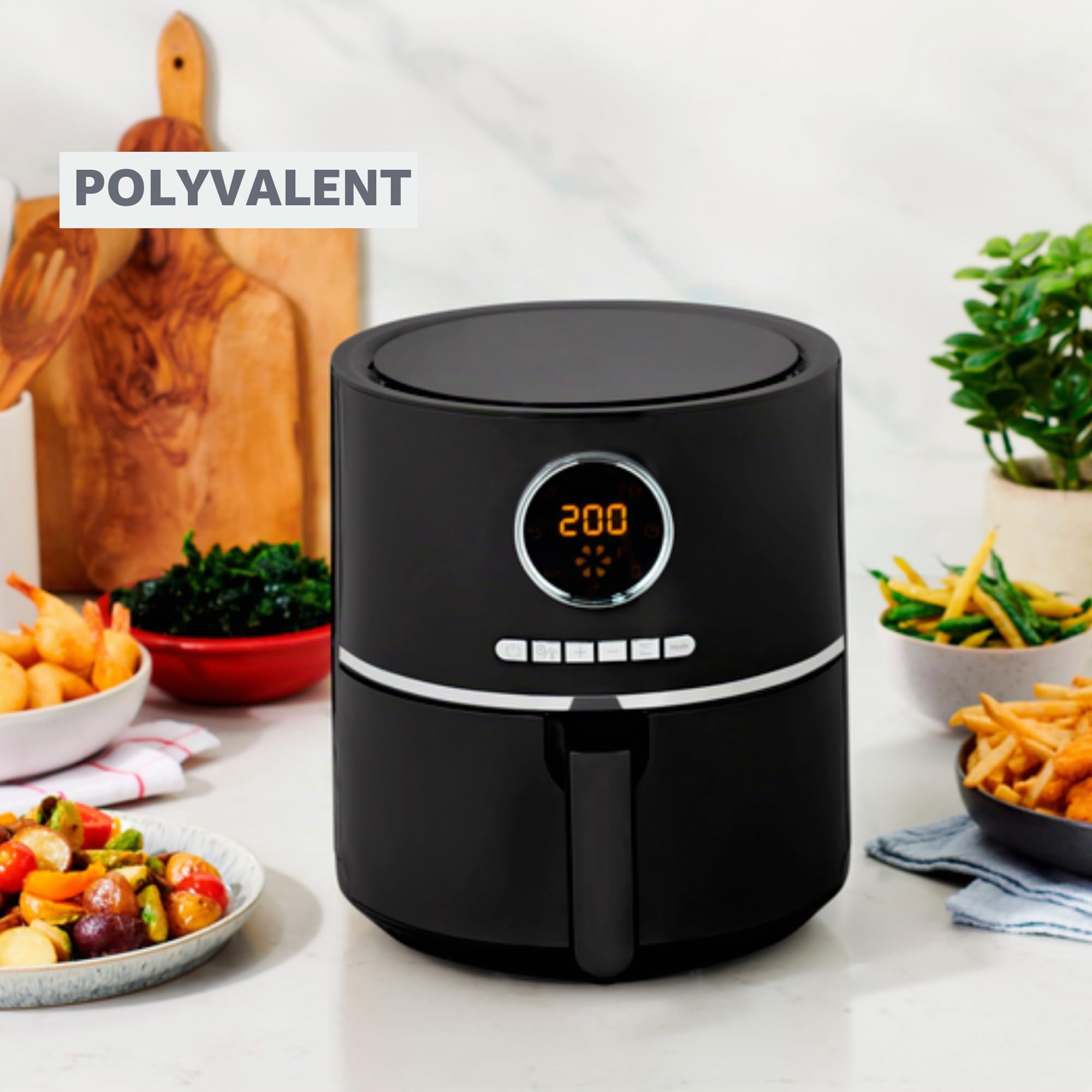 Friteuse à air chaud Moulinex Ultra Fry EZ111810 1600 W Noir