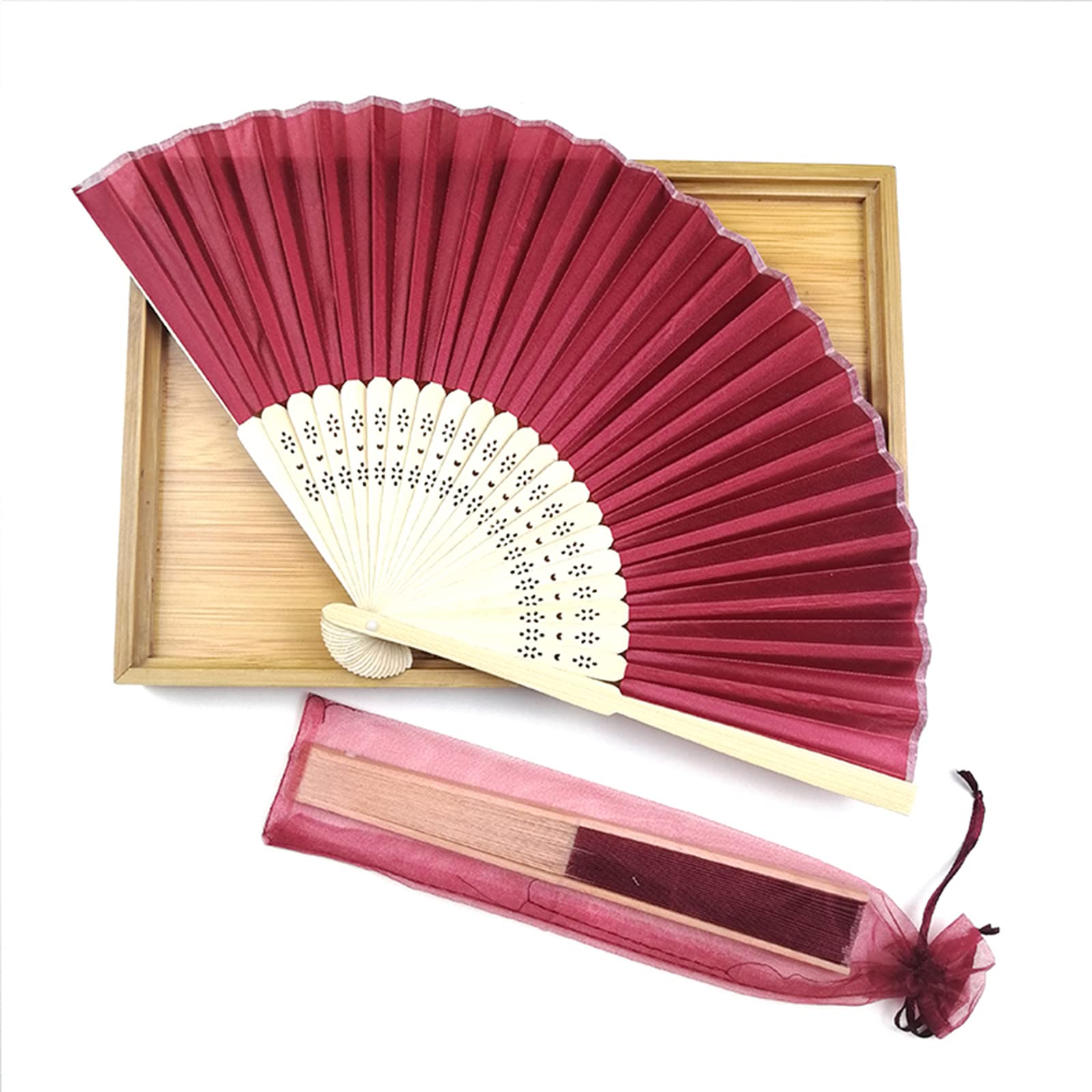 Ter Abanicos de Madera Personalizados,de Boda Detalles Recuerdos para Invitados,Abanico Personalizado comunion,Detalles Boda para Invitados Mujer. (60 pcs,C)
