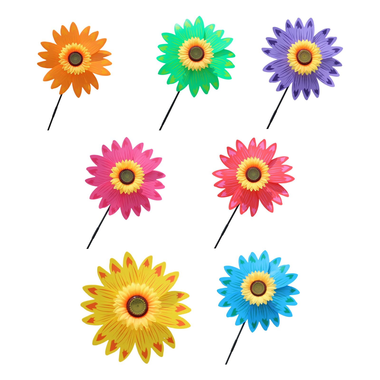 Pinwheels Spinner Large Windmill Pinwheels for Garden Yard Outdoor Decoration Backyard Garden Ornaments