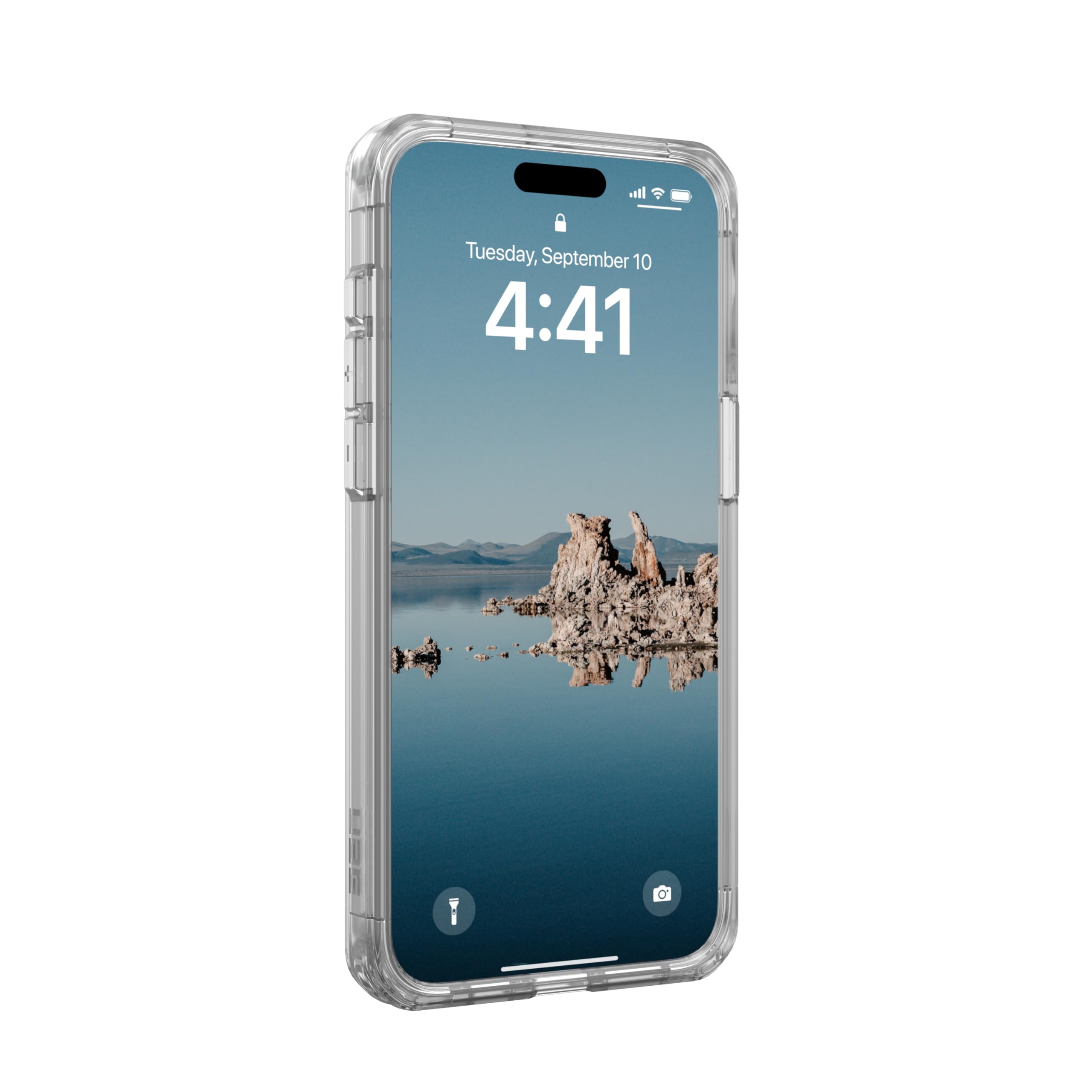 URBAN ARMOR GEAR UAG Designed for iPhone 15 Pro Max Case 6.7" Plyo Ice/White - Image 4