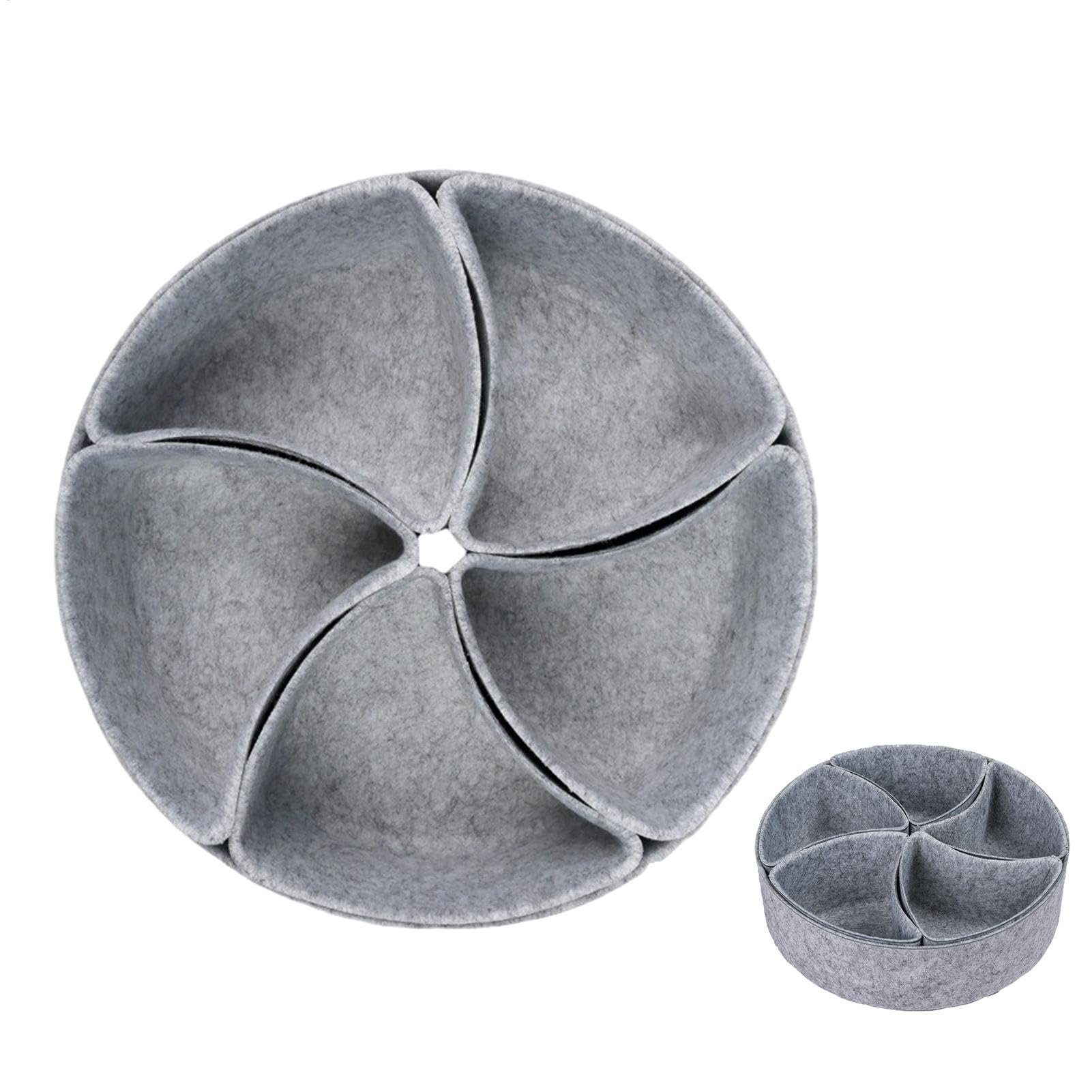 Plateau de rangement en feutre de laine pour tiroir de dressing chic