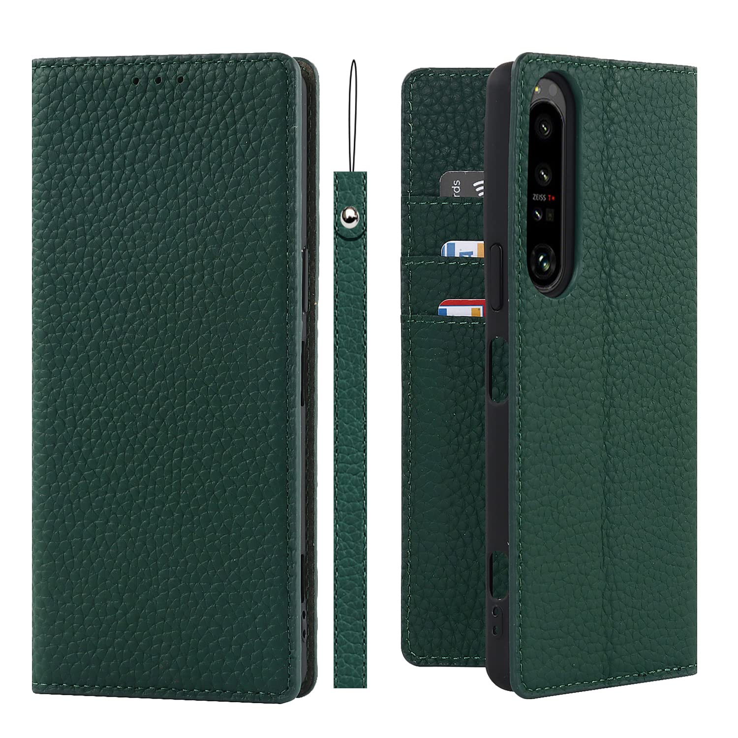 Amazon.co.jp: Eastwave for Xperia 1 IV ケース 本革 牛革