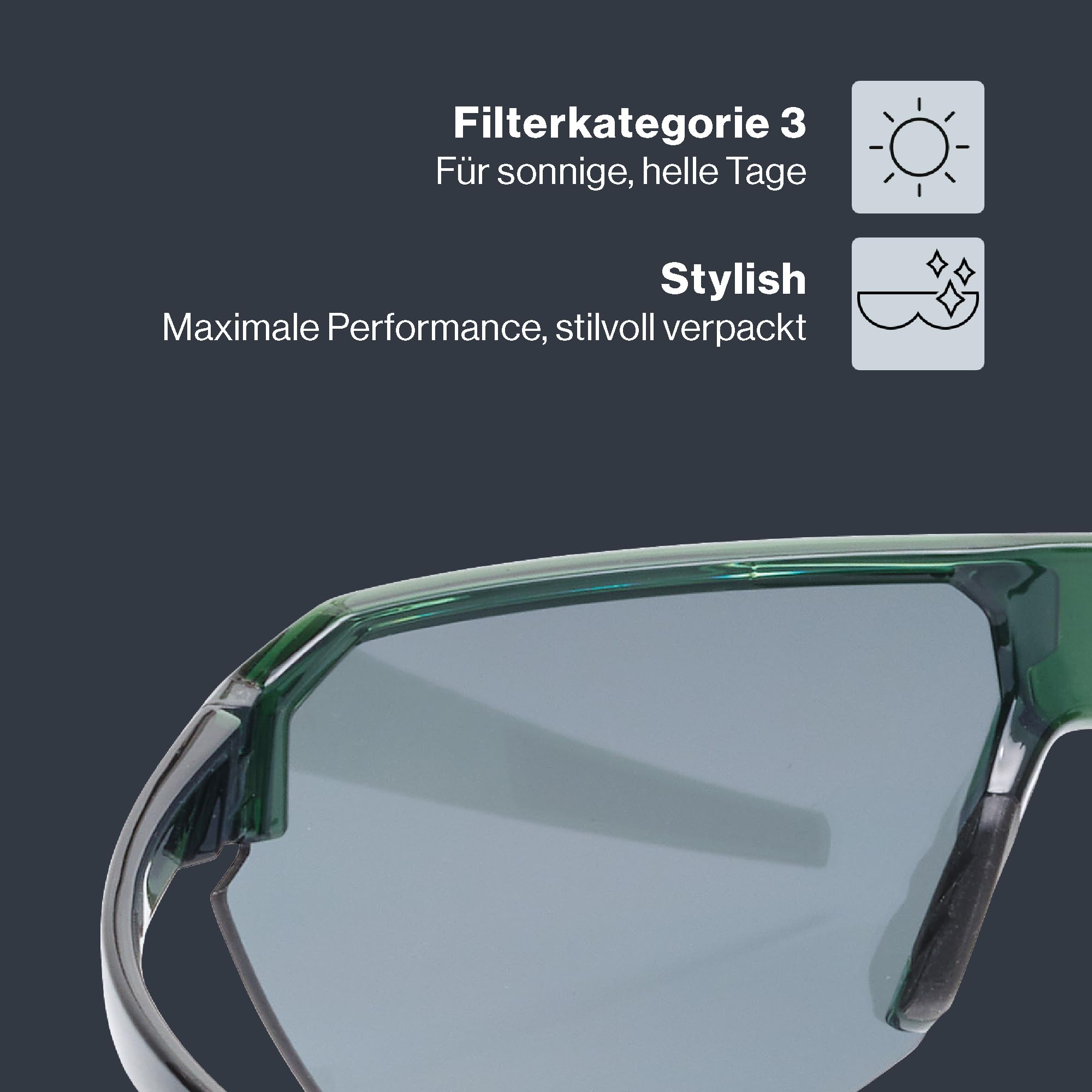 Uvex Unisex Vectiv Set Sportbrille (1er Pack)