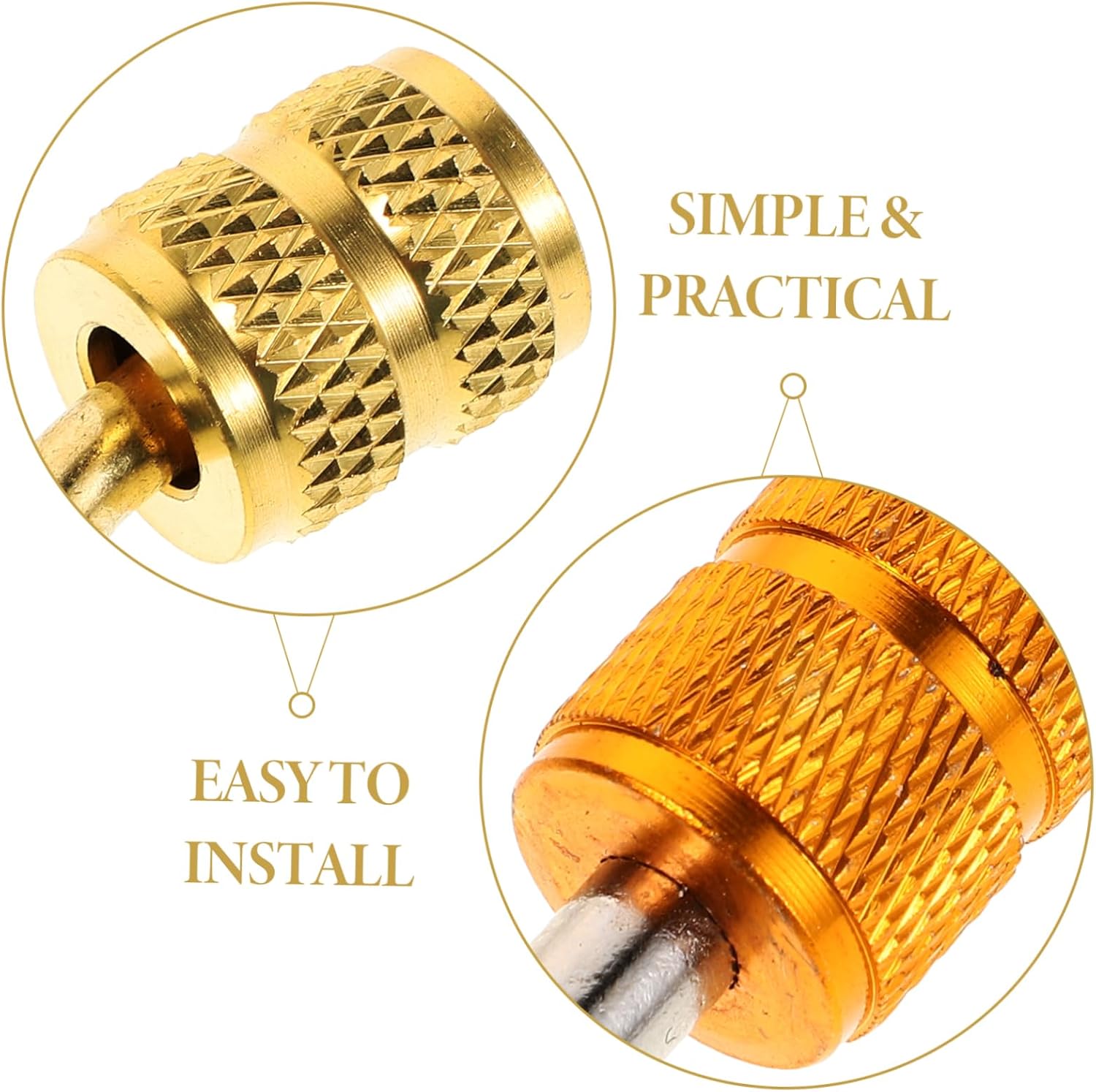 1set Adapter Kit for Air Conversion Valve Core Remover Tool Efficient Refrigeration Repairs