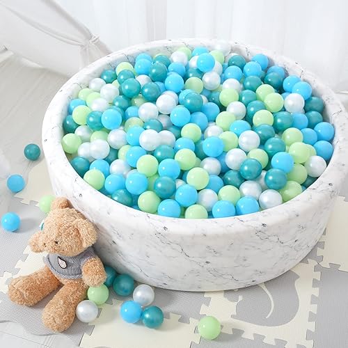 Vista 101 de STARBOLO Ball Pit Balls for Toddlers Phthalate Free BPA Free Non-Toxic Crush Proof Play Balls for Toddlers Kids Pool Playhouse Pack of 100 200 500