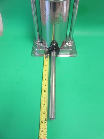 COMBO SET** 12 EXTRA LONG Sausage Stuffer Horn Tube 3/8 & 3/4 for LEM 5 LB Mighty Bite