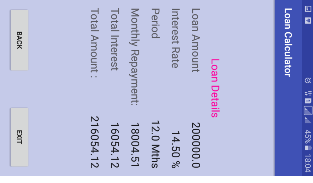 Loan Calculator - App on Amazon Appstore
