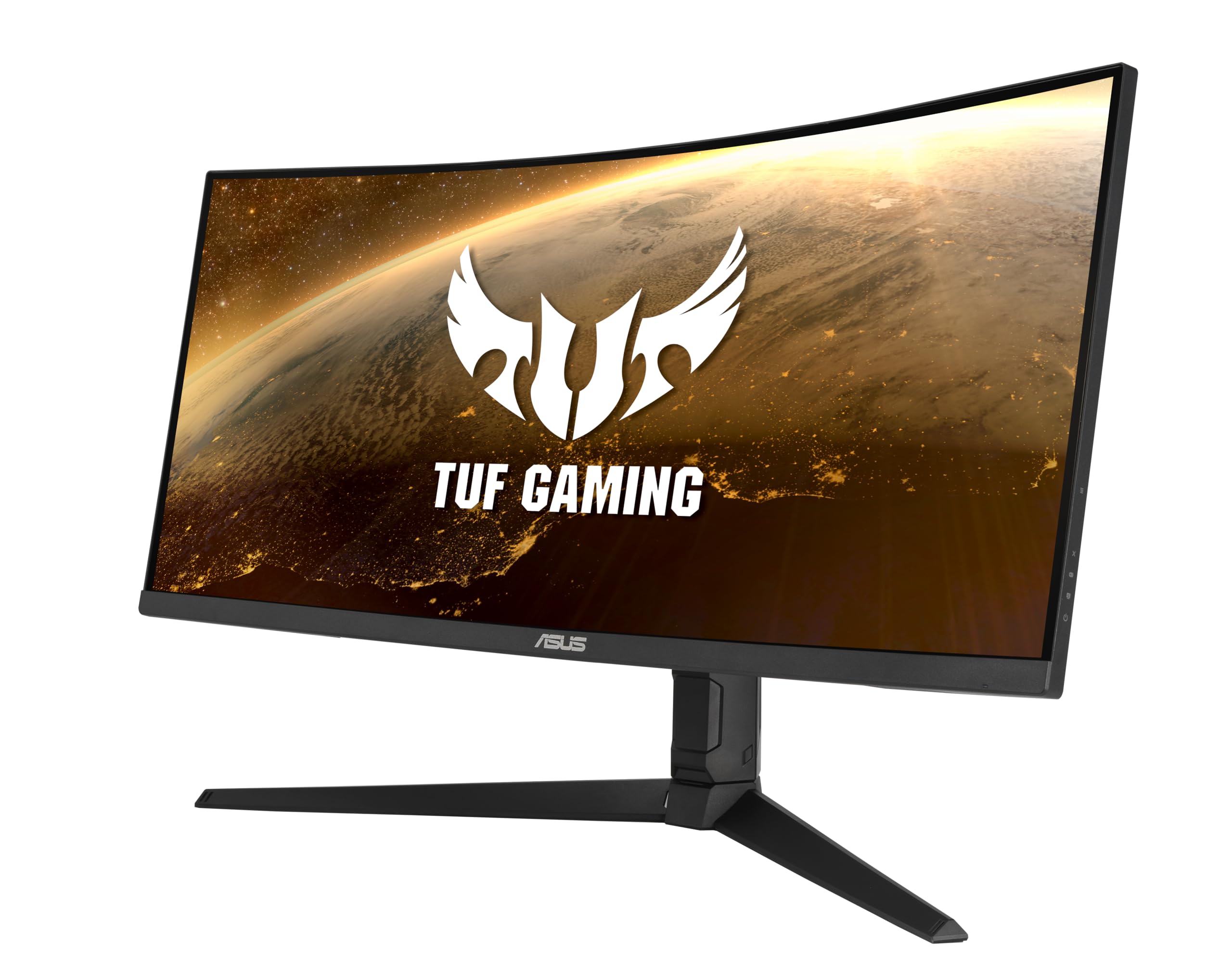 ASUS TUF Gaming VG34VQL1B Monitor HDR Curvo de 34", WQHD (3440 x 1440), 165 Hz, 1 ms, desenfoque Extremo de Movimiento bajo, FreeSync Premium, Cuidado de los Ojos, DisplayPort HDMI USB, Altura