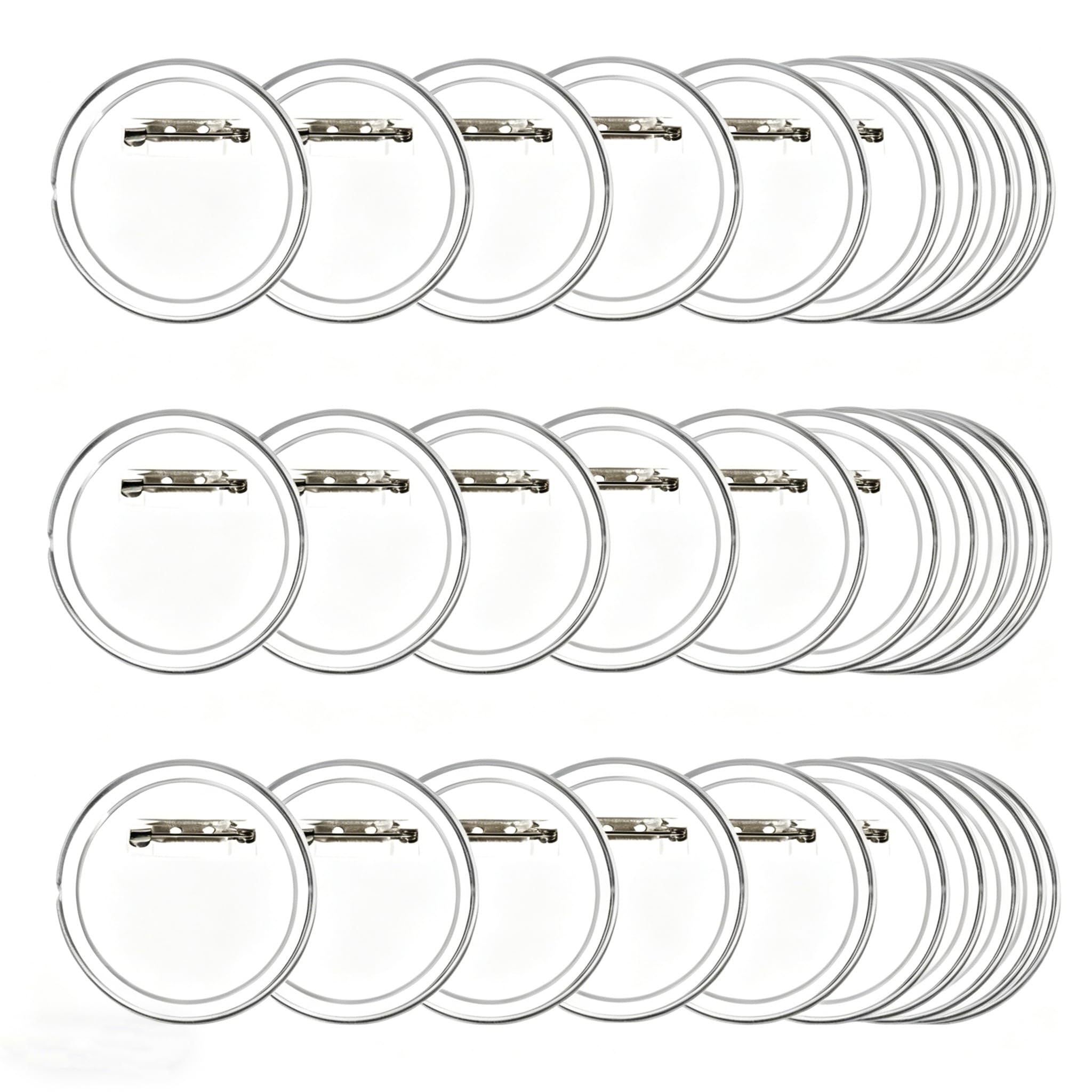 Badge Making Kit, 50PCS Make Your Own Badges Kit, 3.8cm Badge Making Kit for Kids, Badge Blanks Pin Button Design Badge, Clear Button Craft Badges for DIY Craft Activity Decoration Party Bag Fillers