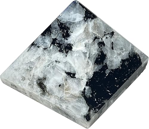 Pirámide de piedras preciosas energizadas de aproximadamente 1.75 a 2 pulgadas – Cristales curativos de Reiki – Lapislázuli cuarzo verde jade