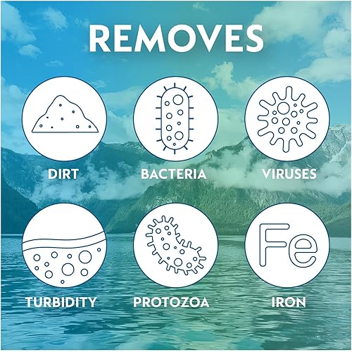 Miniatura 5 de Nazava PROT3CT Cartucho de filtro de agua de repuesto alternativa al cartucho de repuesto de filtro de agua Berkey - Se adapta a otros sistemas de