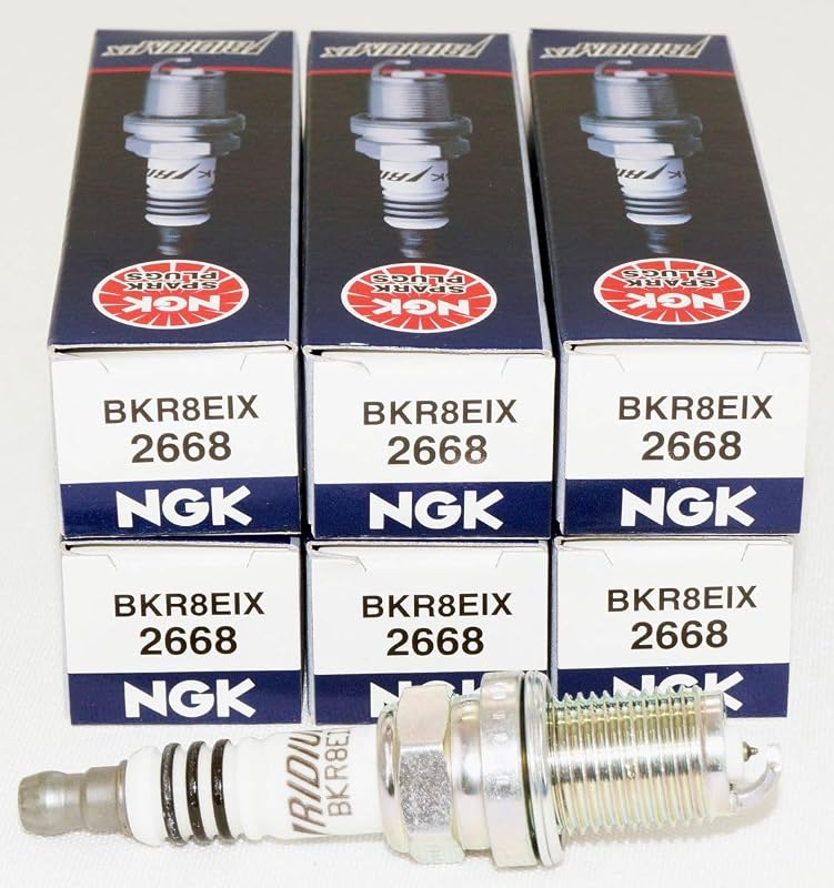 Velas de ignição NGK Iridium IX BKR8EIX 2668 para motores V6 – Kit com 6 unidades